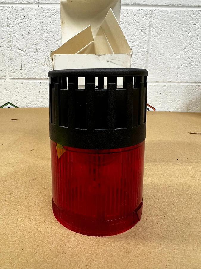 Used Allen Bradley 855T-B10GC4 Red Light, Stack Light w/ Piezo Sounder, 855T Series