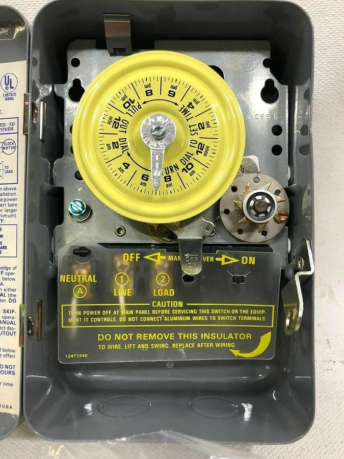 Intermatic T171 24 Hour Dial Time Switch w/ “Skipper”