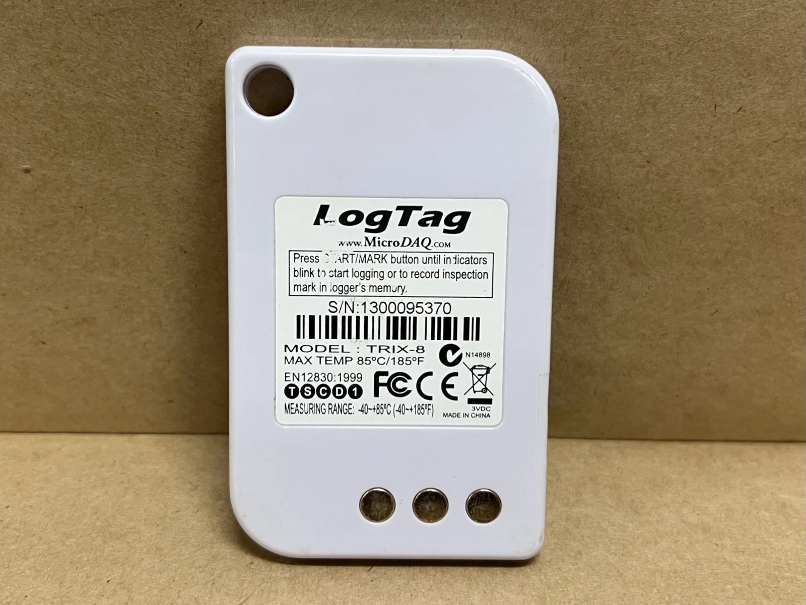 Used LogTag TRIX-8/LTI/USB USB Interface System, 5 Data Log Temperature Recorders