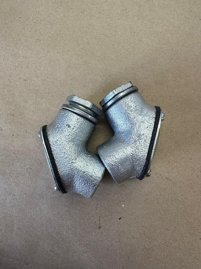 Used Crouse-Hinds 1/2” S Conduit Fitting - Lot of 2