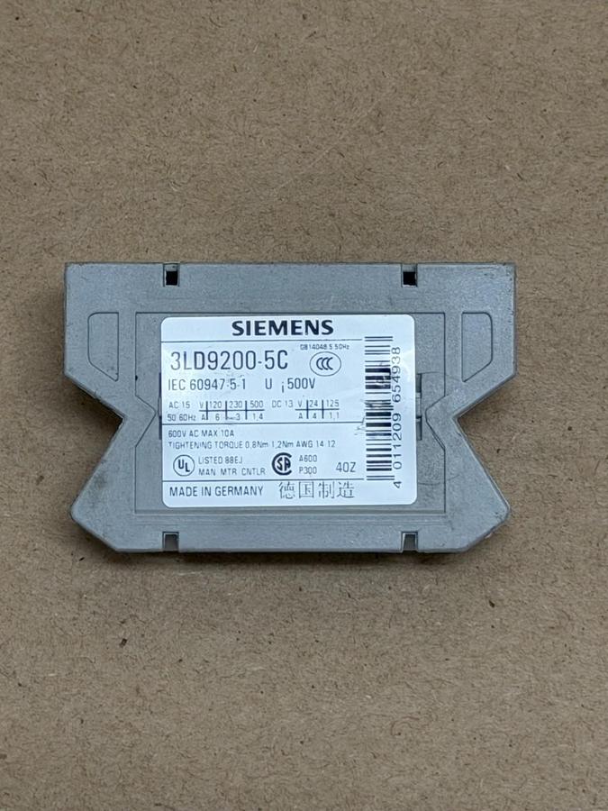Used Siemens 3LD9200-5C Safety Interlock Switch