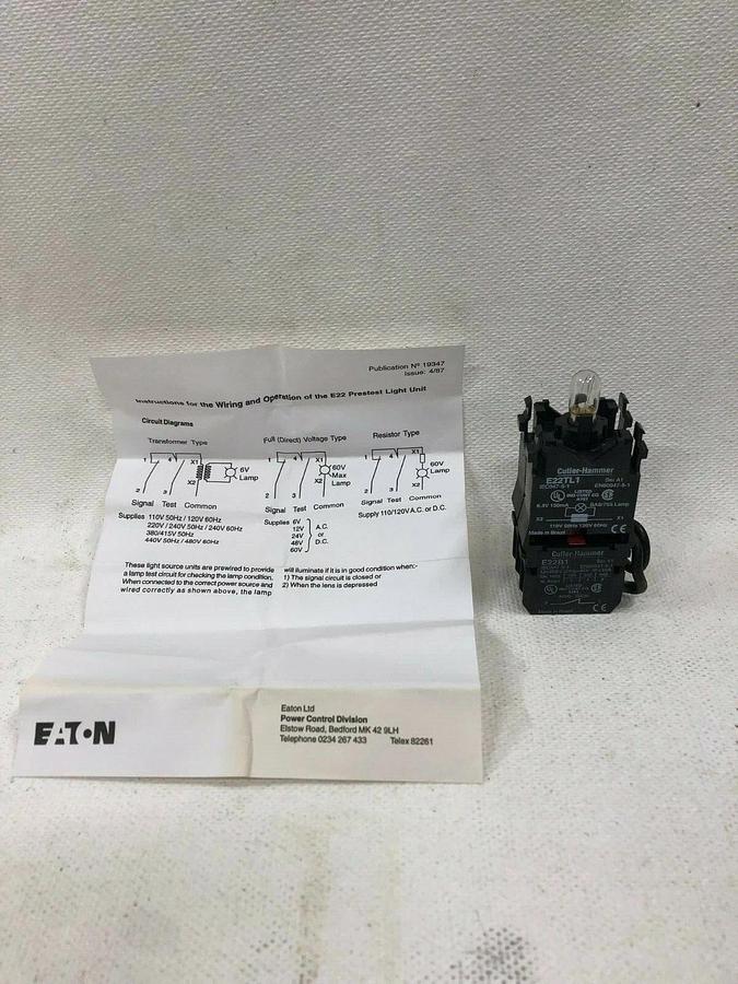 Used Cutler-Hammer E22TL1C Transformer Unit