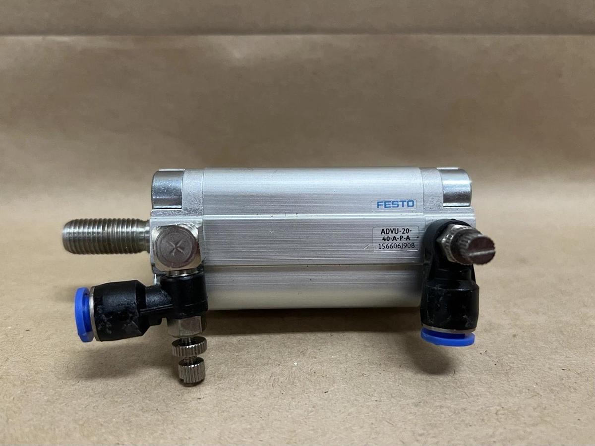 Used Festo ADVU-20-40-A-P-A Compact Pneumatic Cylinder