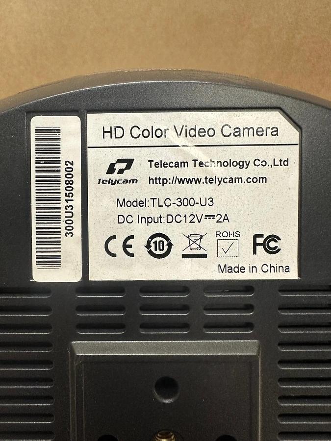 Used Telycam TLC-300-U2S HD Color Video Camera
