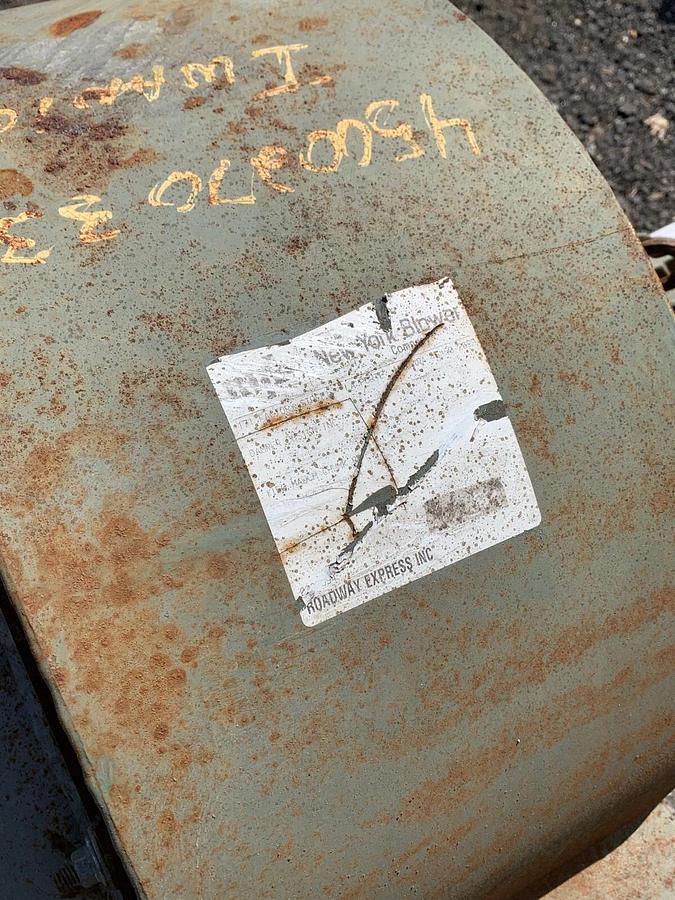 Used New York Blower (NYB) Size 15 ACF Fan, 2600 CFM @ 8" SP  w/ Baldor 5HP Motor