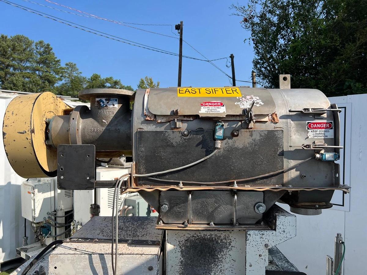 Used Taylor Products Model APV (2013) Prater Sifter, Pre-Inflator Tube, Dust Shroud