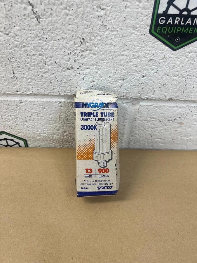 Satco Hygrade Triple Tube Compact Fluorescent 3000K 13W 900 Lumens