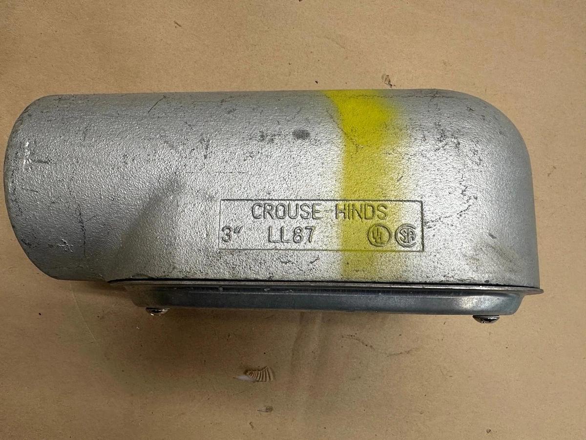 Used Crouse-Hinds LL87 3” Conduit