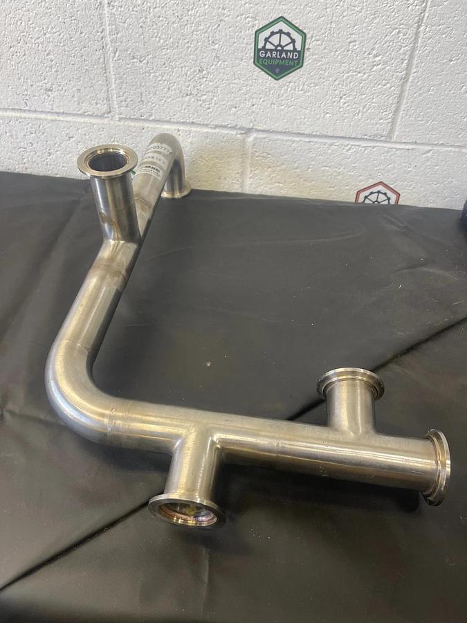 Used M Braun 304 Stainless Steel Sanitary Pipe w/ KF40 Flange 8003777