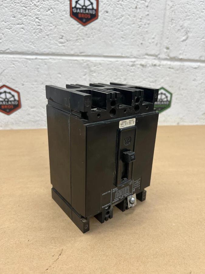 Used Westinghouse FB3030 30 Amp, 3 Pole, 600 VAC Circuit Breaker