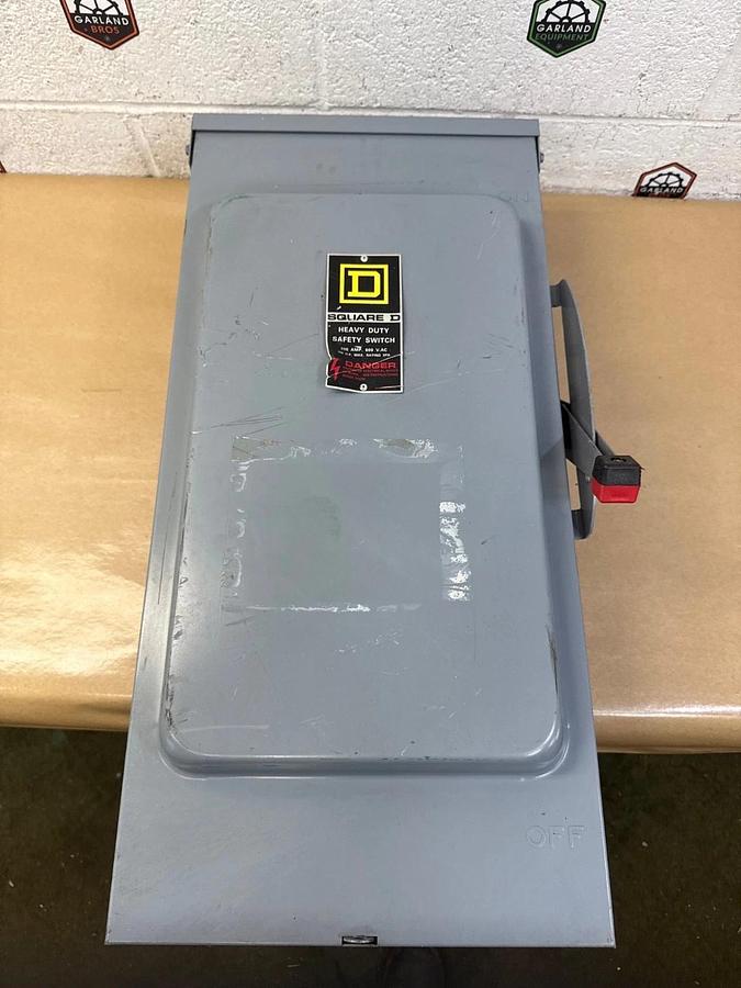 Used Square D HU-364-RB 200A Heavy Duty Safety Switch, 600V