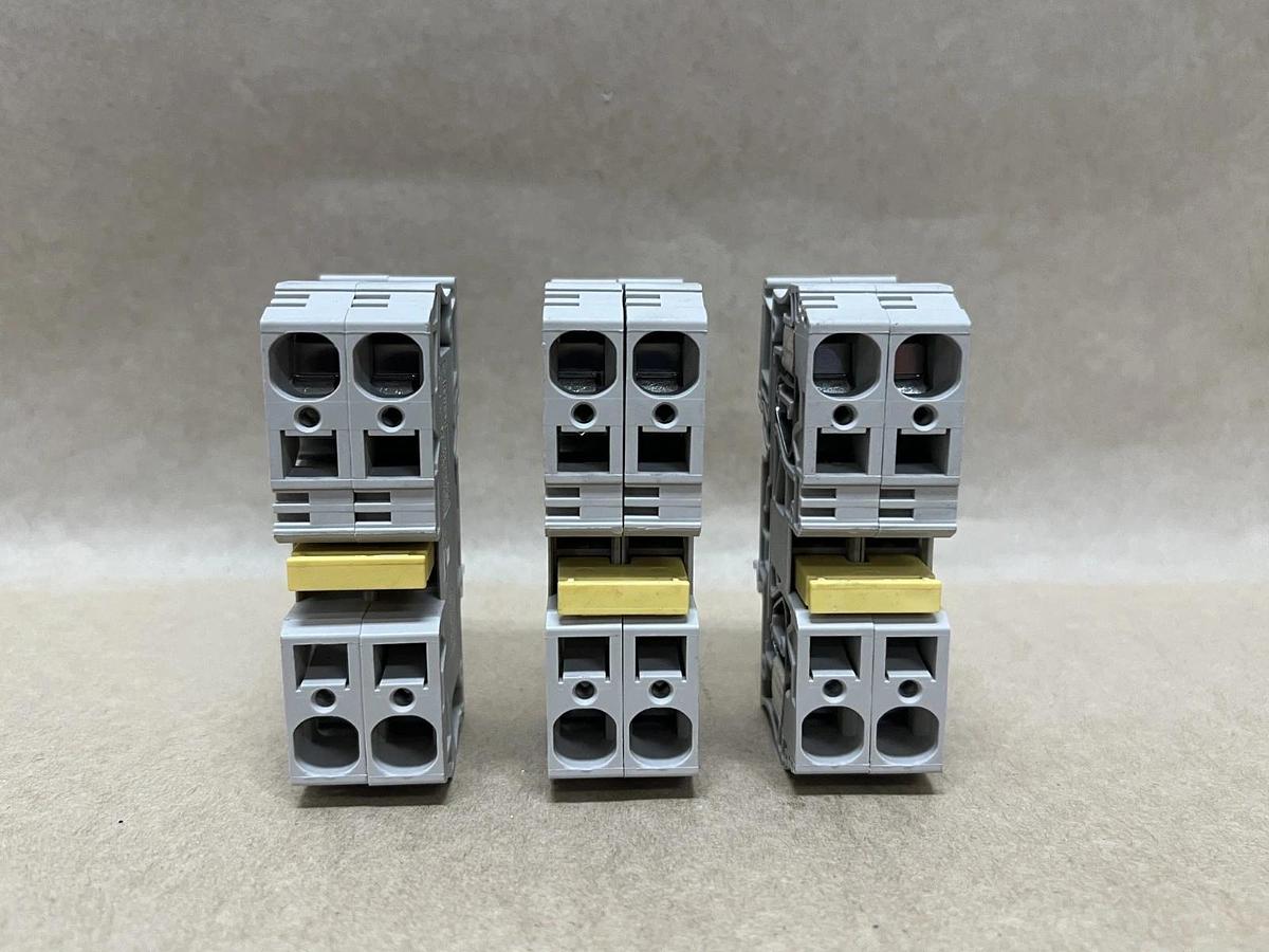 Used Weidmüller ZDU 16 Terminal Block - Lot of 3