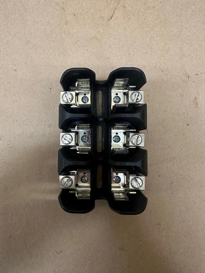 Used Littelfuse LFT600603C Class T Fuse Block w/ LFT60060FBC Fuse Block Cover (x3)