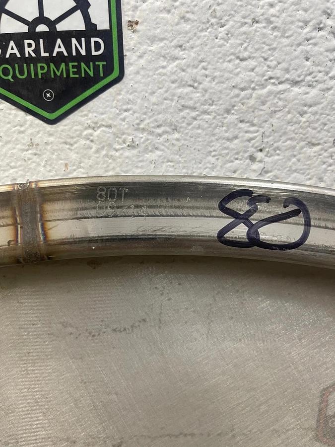 Used Stainless Steel 38-1/2” Mesh for Vibratory Screener, 80 microns