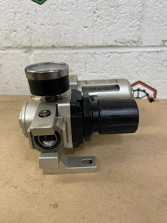 Used Nycoil AR3000-03 and AL3000-03 Pneumatic Regulator Filter Check Valve Assembly