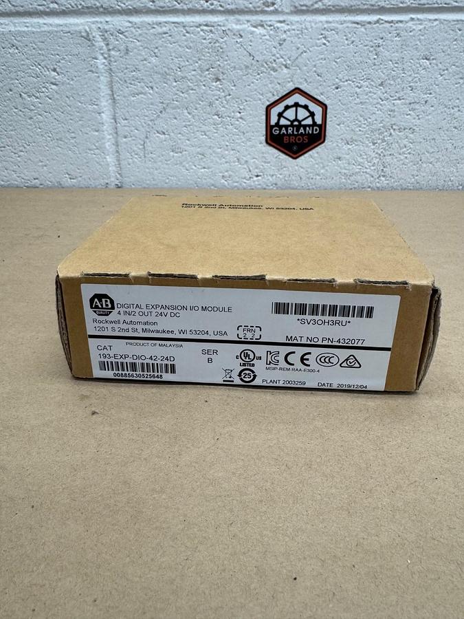 Used Allen Bradley 193-EXP-DIO-42-24D Digital Expansion I/O Module *FACTORY SEALED*