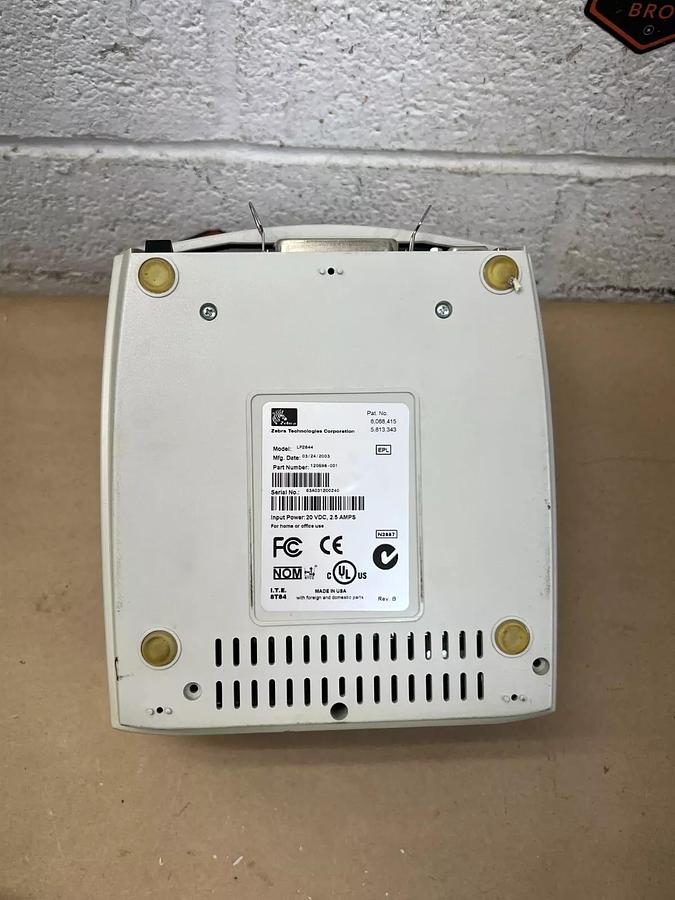 Used Zebra Technologies LP2844 Label Printer