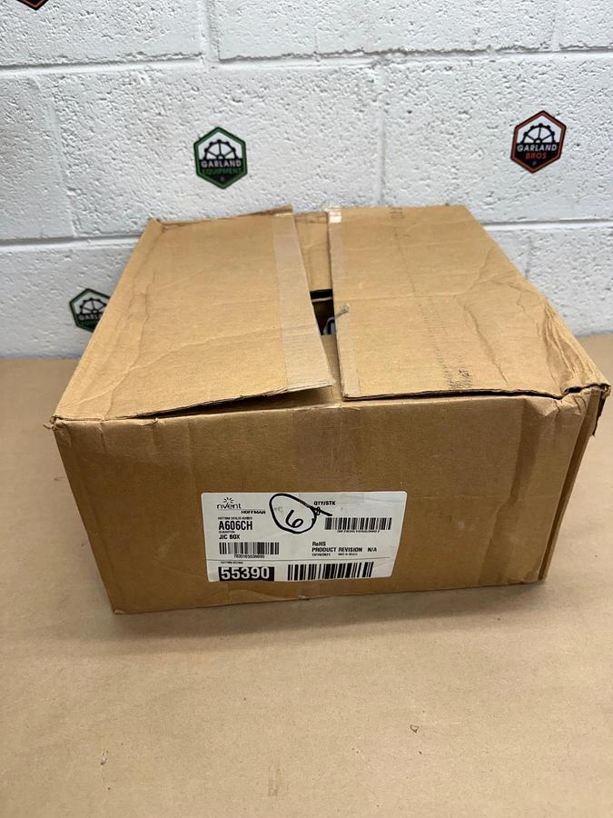 Used NVent Hoffman A606CH Junction Box, 1 Box of 6 *NEW*