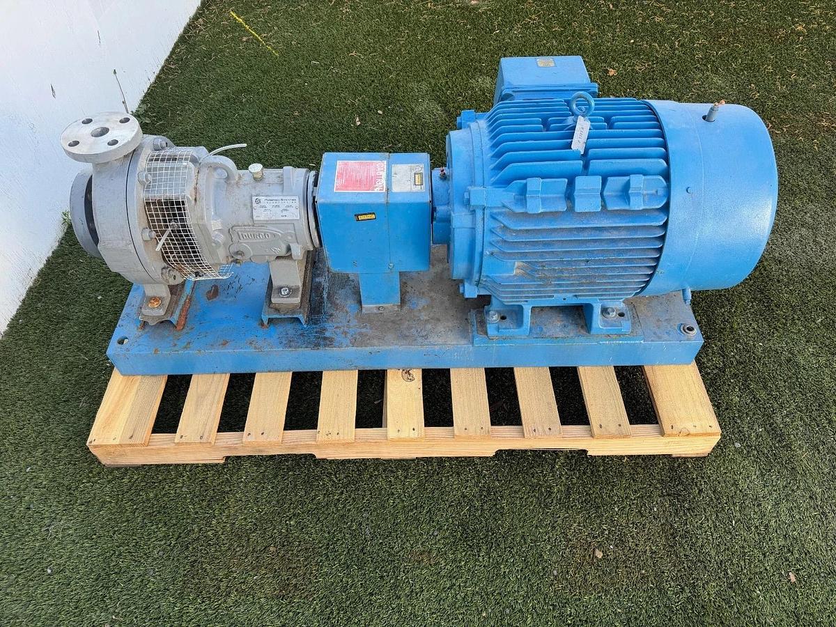 Used Durco Pump MK3 STD Size 2K3x1.5-10ARV/10.00 w/ Siemens 60Hp Motor @ 3565RPM