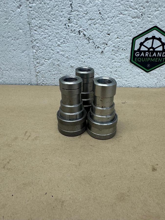 Used Parker SSH3-62 Quick Connect Socket - Lot of 3