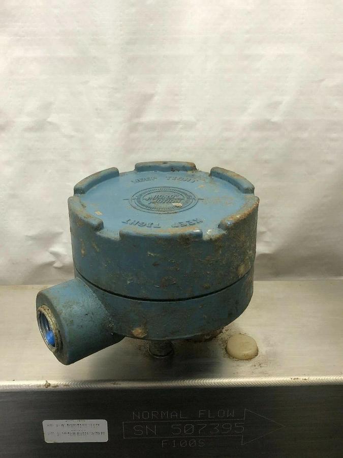 Used Micro Motion F100SR128SU, F Series Coriolanus Flow Meter, 1” Opening, 72 GPM