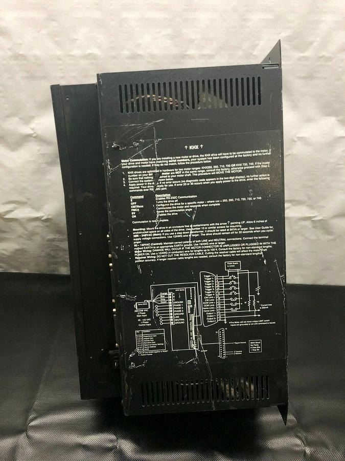 Used Parker KHX-Drive Brushless Servo Motor, 3.5 KW Continuous Output