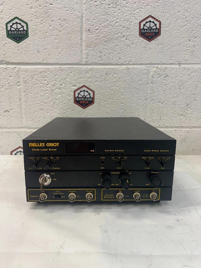 Used Melles Griot Diode Laser Driver, S/N D1007 - Parts Only
