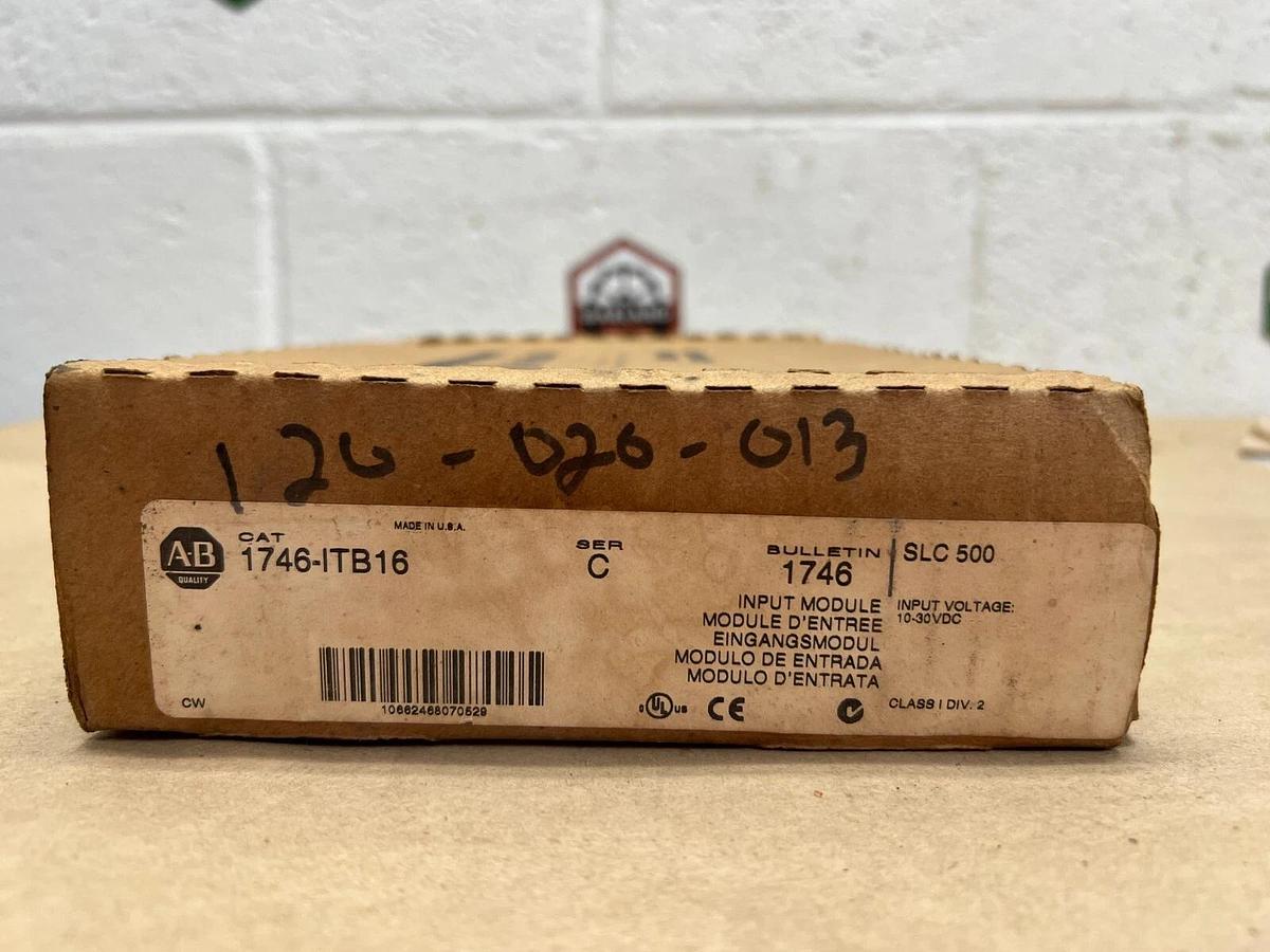 Used Allen Bradley 1746-ITB16 Series C Input Module