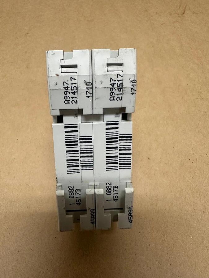 Used Merlin Gerin C60N Multi 9, 2A-Type D 2 Pole, 480VAC Breaker