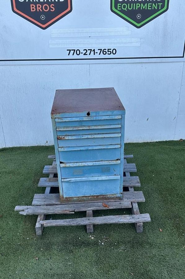 Used Industrial Storage Cabinet 6 Drawer, W:22.5”, D:26.5”, H:33.5”