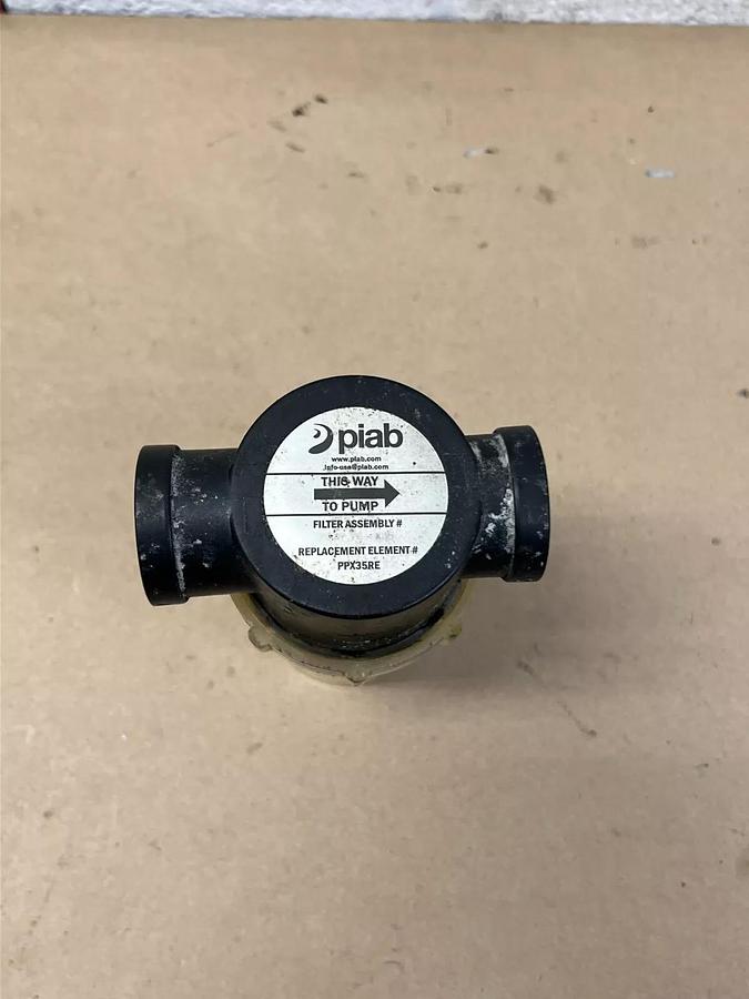 Used Piab PPX35RE Filter Assembly