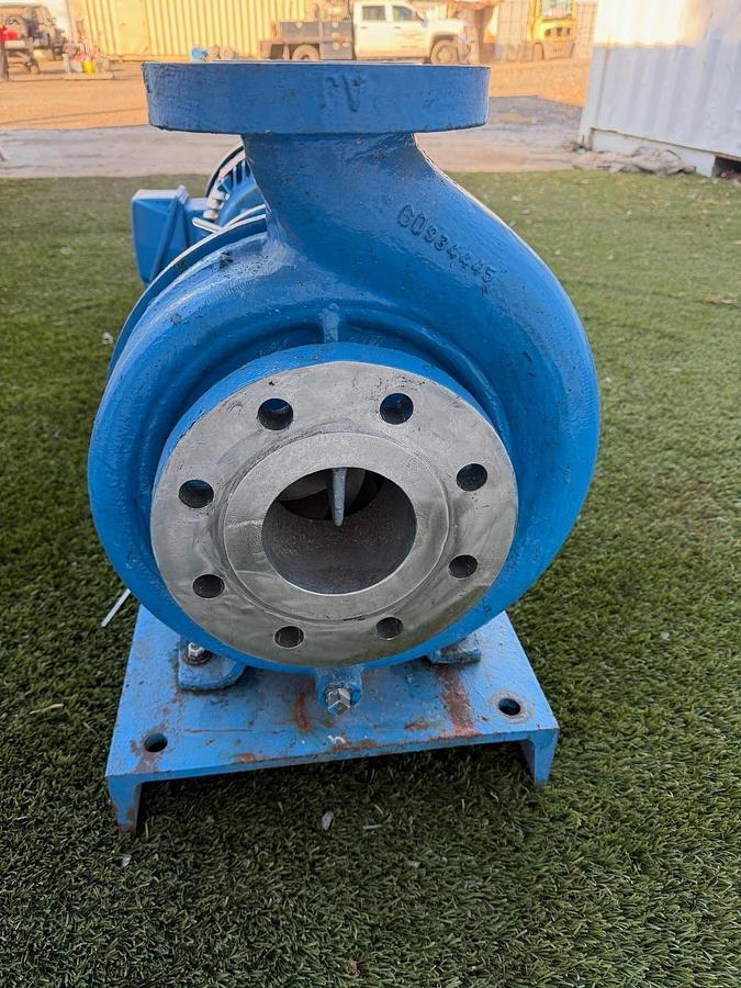 Used Ingersoll-Dresser 4x3x10L Centrifugal Pump Skid, 15Hp Motor @ 1750RPM