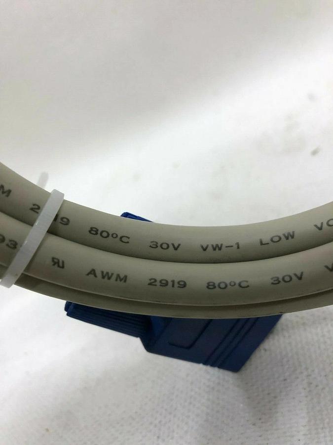 Used AWM Style 2919 Low Voltage Computer Cable male to female, 5' long (LOT of 8)