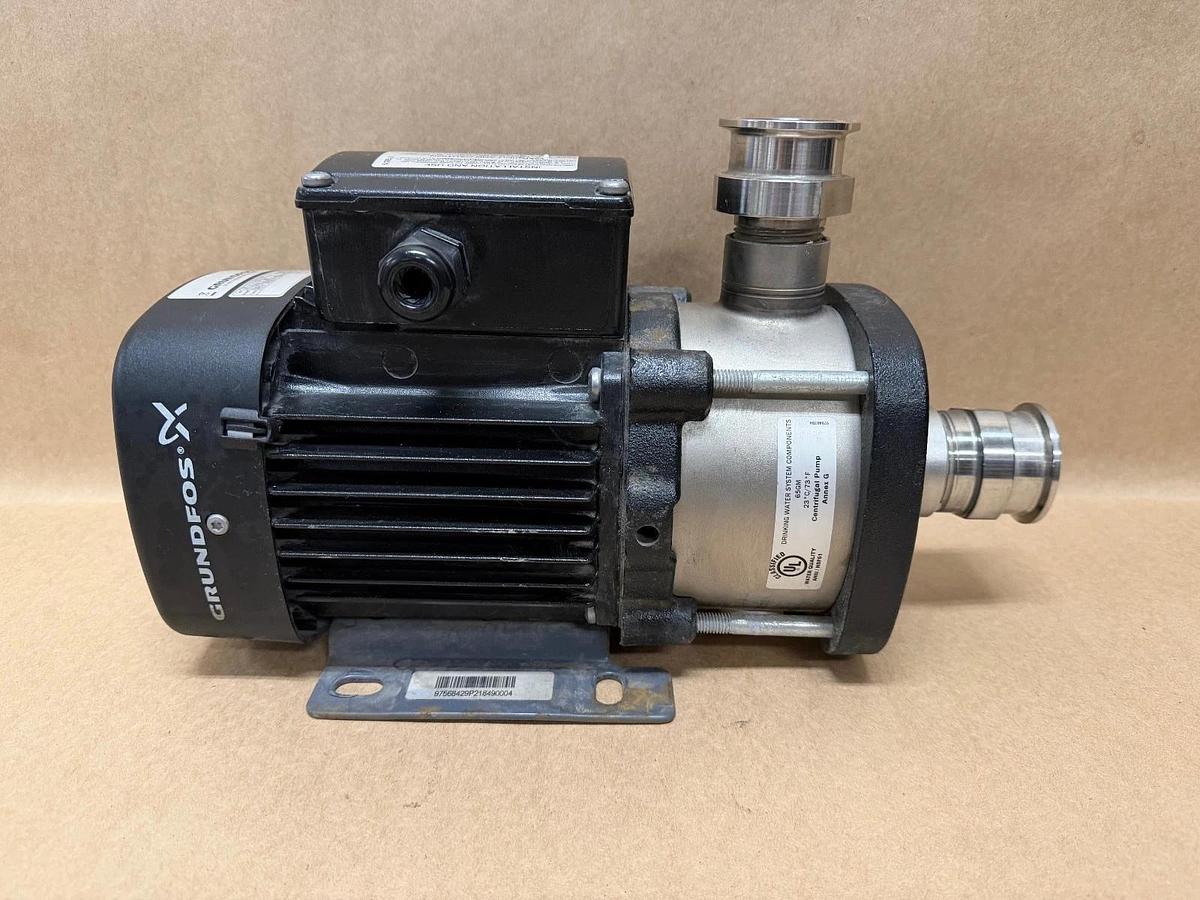 Used GRUNDFOS A-97568429-P2-1849 CM 5-2 A-S-G-E-AQQE E-A-A-N Horiz. End-Suction Pump