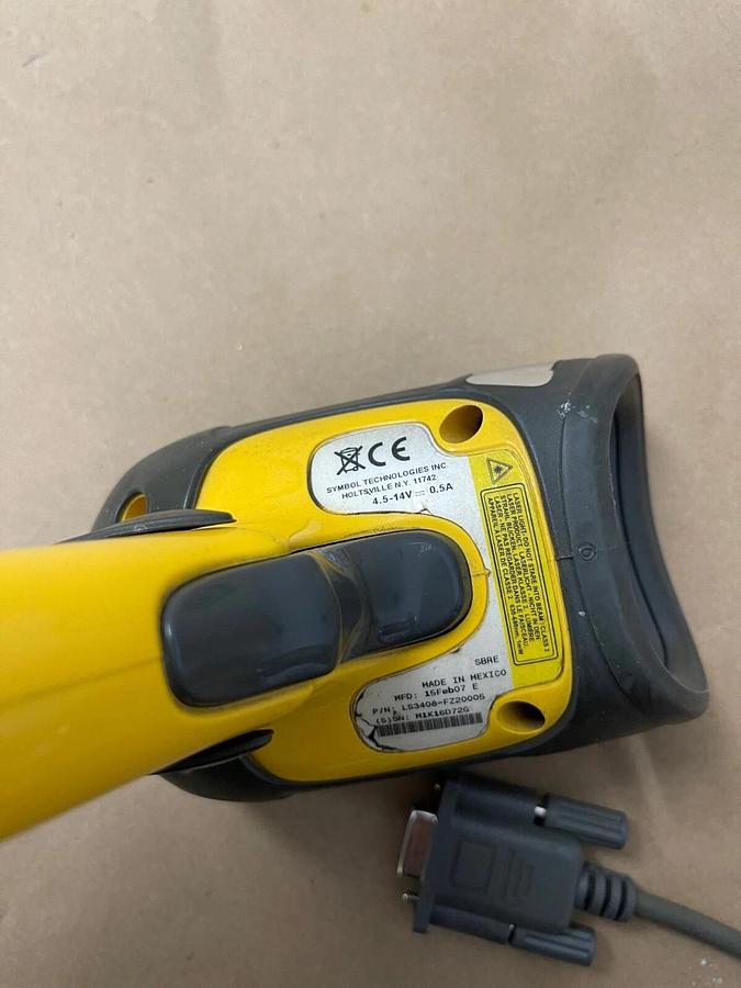 Used Symbol LS3408-FZ20005 Barcode Scanner w/ Cable