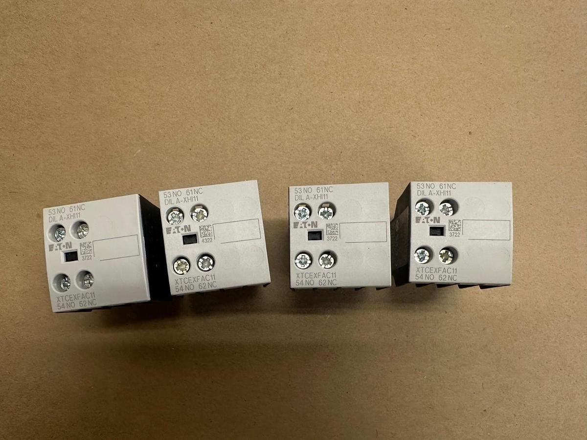 Used Eaton DILA-XHI11 Auxiliary Contact Module *NEW* (1 Box of Qty 4)