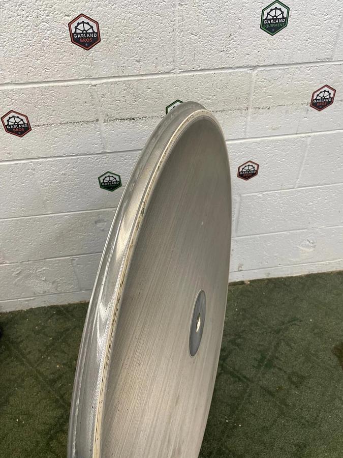 Used Stainless Steel 40” Mesh for Vibratory Screener, 62 microns, w/ Center Hole