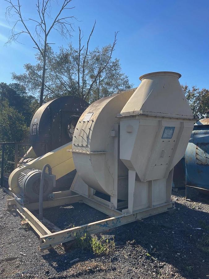 Used Twin City Fan & Blower Co 933 CCE Top Horizontal Blower, 100Hp, 1775RPM, 460V