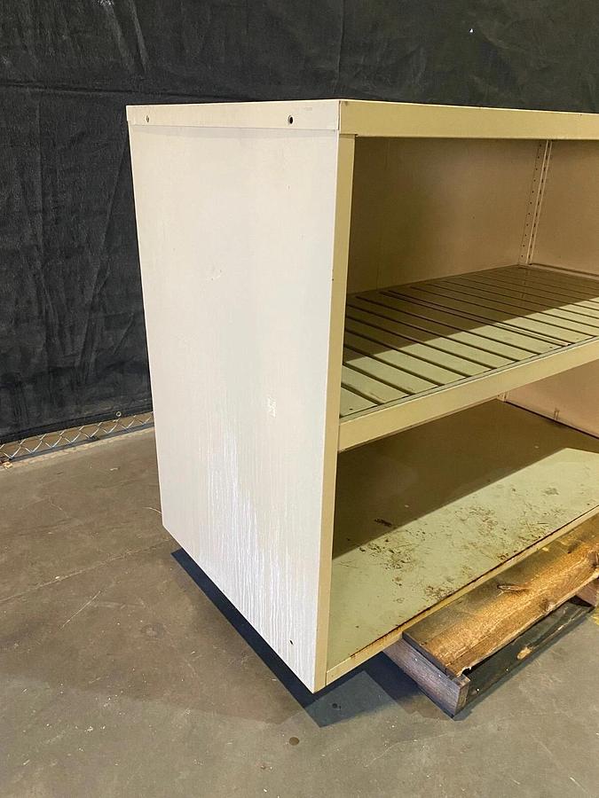 Used Equipto Heavy Duty 60” Tool/Storage Cabinet Open Shelf, H: 42.5", D: 27.75"
