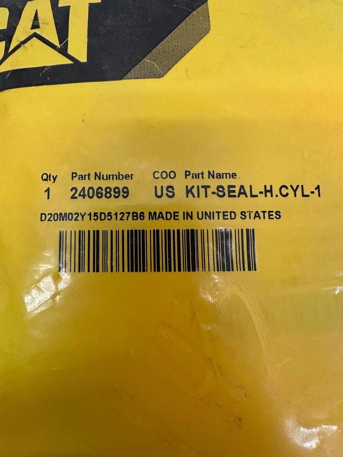 Used CAT 2406899 Hydraulic Cylinder Seal Kit *FACTORY SEALED NEW*