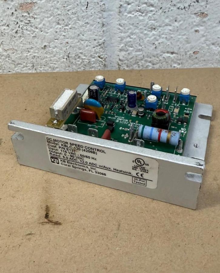 Used KB Electronics Inc. KBLC-120 (4206B) DC Motor Speedway Control