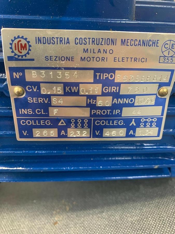 Used ICM Industria Costruzioni Meccaniche B31354 S653BB8B14