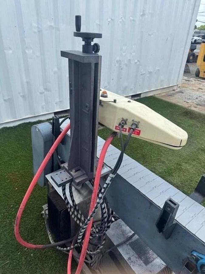 Used Lepel Conveyor 6" W, 52” L, TR-1000A 1/2Hp DC Motor, PPS Induction Sealer