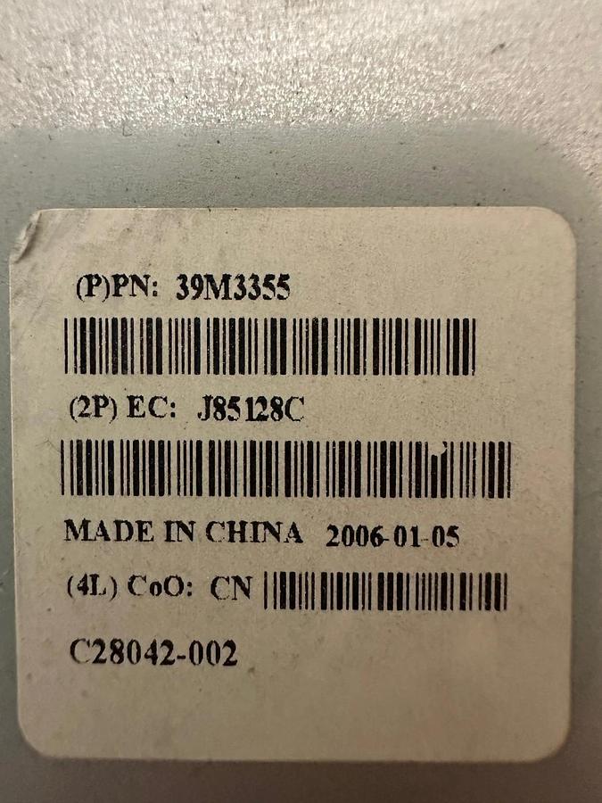 Used IBM 39M3355 BladeCenter I/O Filler