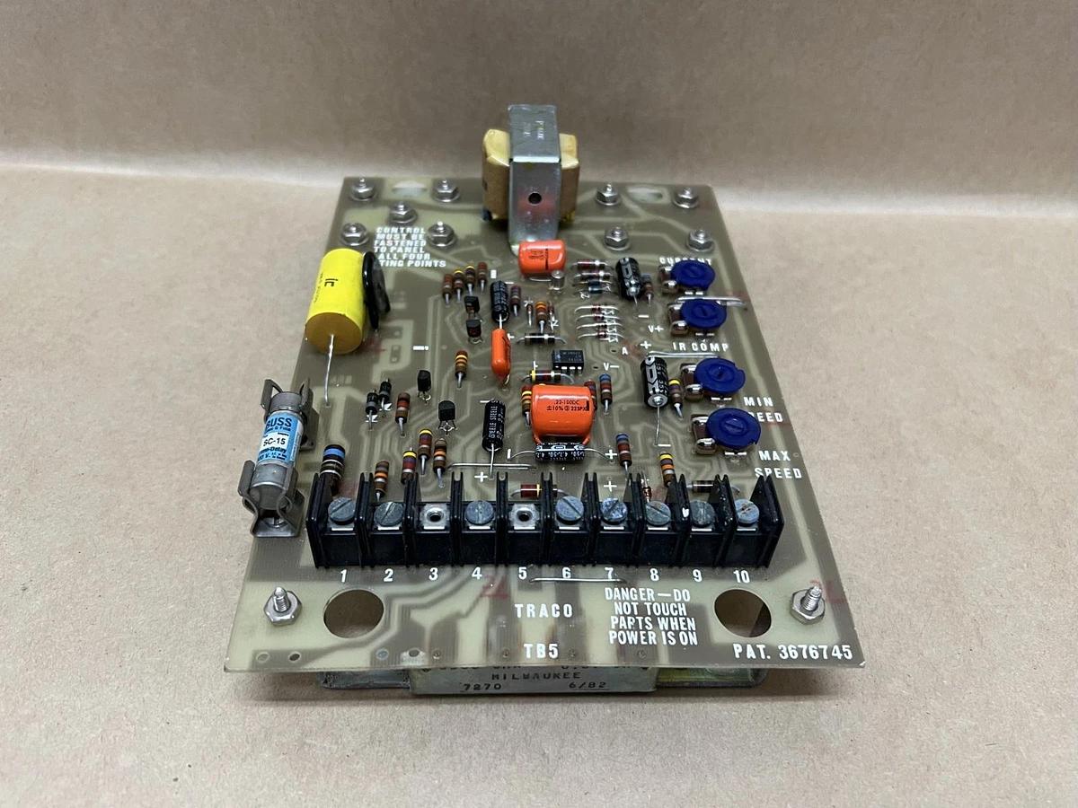 Used Traco 3676745 TB5 Circuit Board