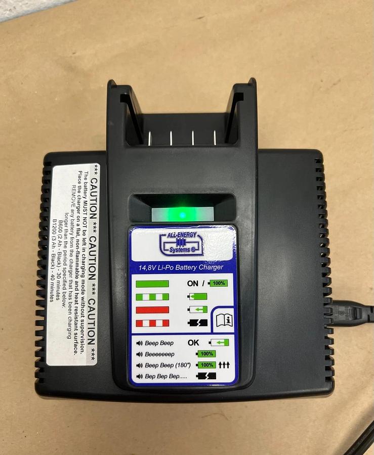All-Energy Systems PMG0711-2 LI-PO Battery Charger, (14, 8V) w/ Cord