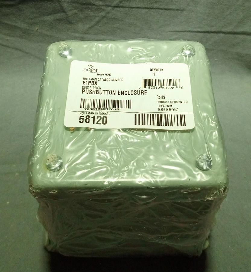 Used Nvent/Hoffman E1 PBX Push Button Enclosure