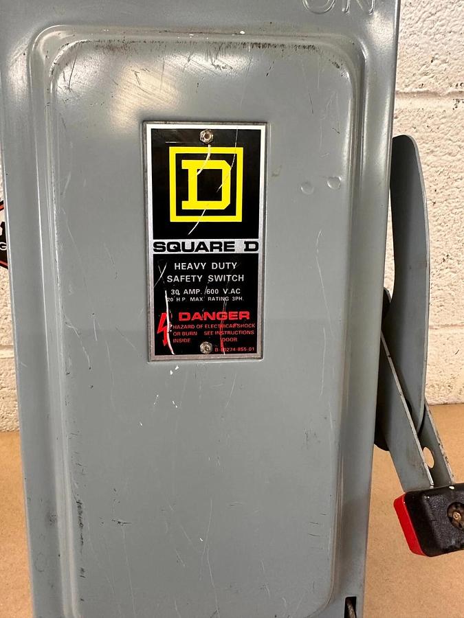 Used Square D - H361 - Heavy Duty Safety Switch - 30 amp 600 volt