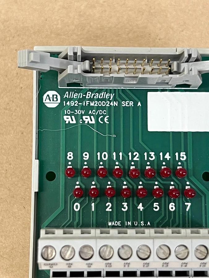 Used Allen Bradley 1492-IFM20D24N Ser A Digital Interface Module