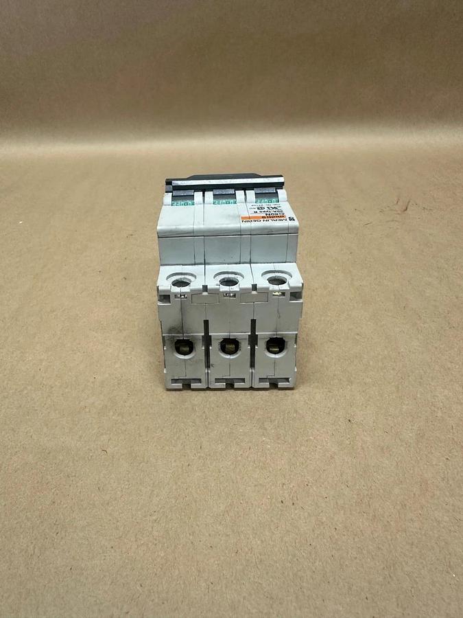 Used Merlin Gerin C60N Multi 9, 20A-Type B 3 Pole, 480VAC Breaker